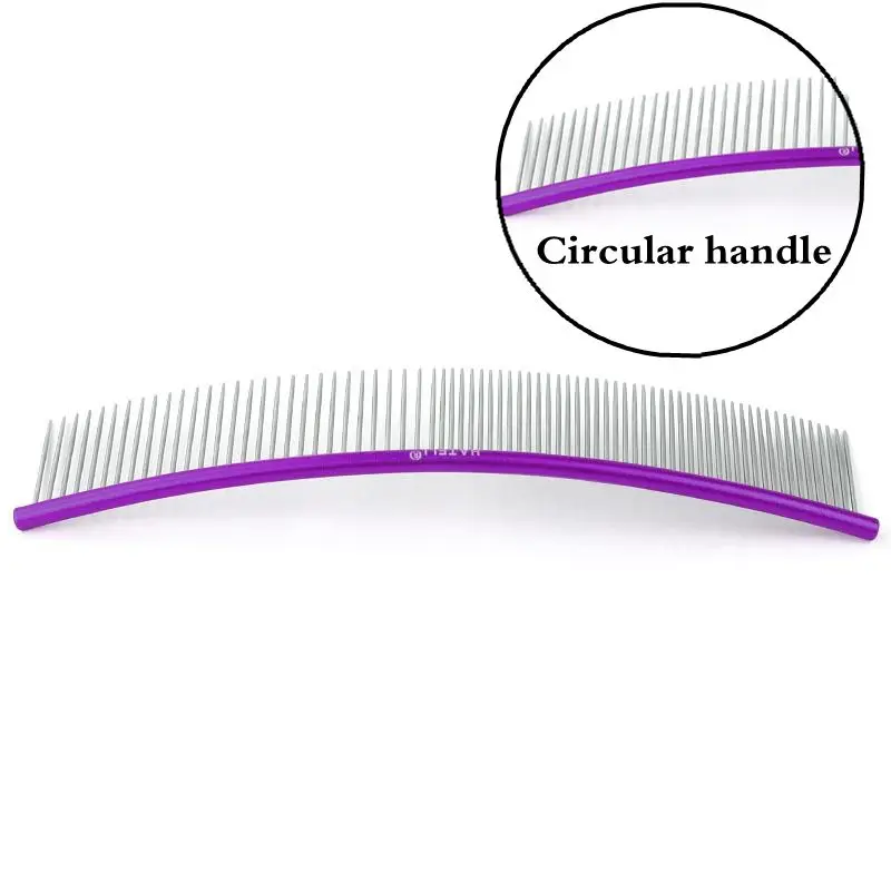 Purple round handle