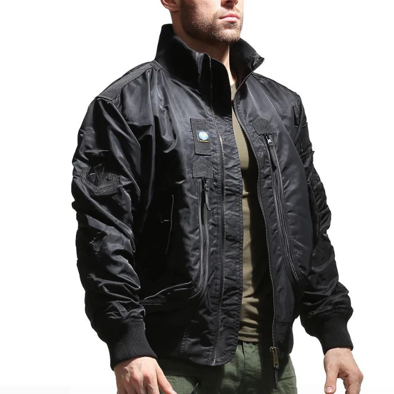 Bomber Jackets Tactical Fashionable Custom Men's Coat Military Camping Windproof Jackets Outdoor Sports Waterproof Jacket luxury