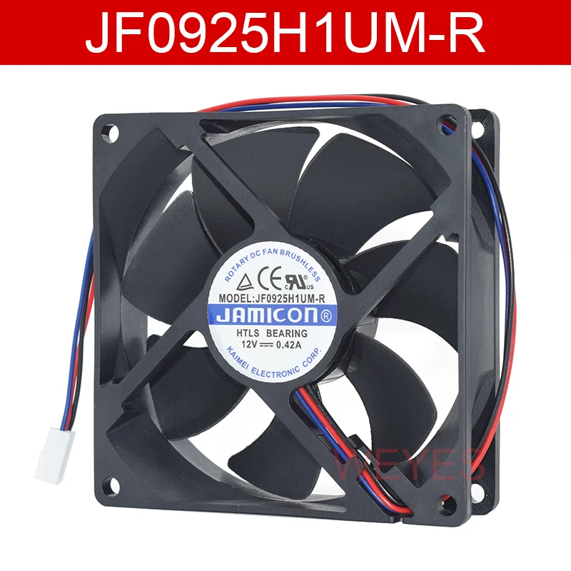 

Прямоугольный вентилятор для сервера Jamicon JF0925H1UM-R, 90x90x25 мм, 12 В, 0,42a