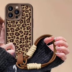 Vintage Brown Leopard Print Soft Phone Case Cover - iPhone SE (2020) (KE - P8250 - PJ22)