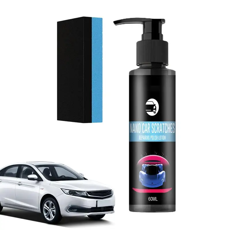 

Car Paint Restorer Auto Scratch Repair Polishing Agent 60ml High Protection Car Polish Fluid With Sponge High Gloss Car Coat