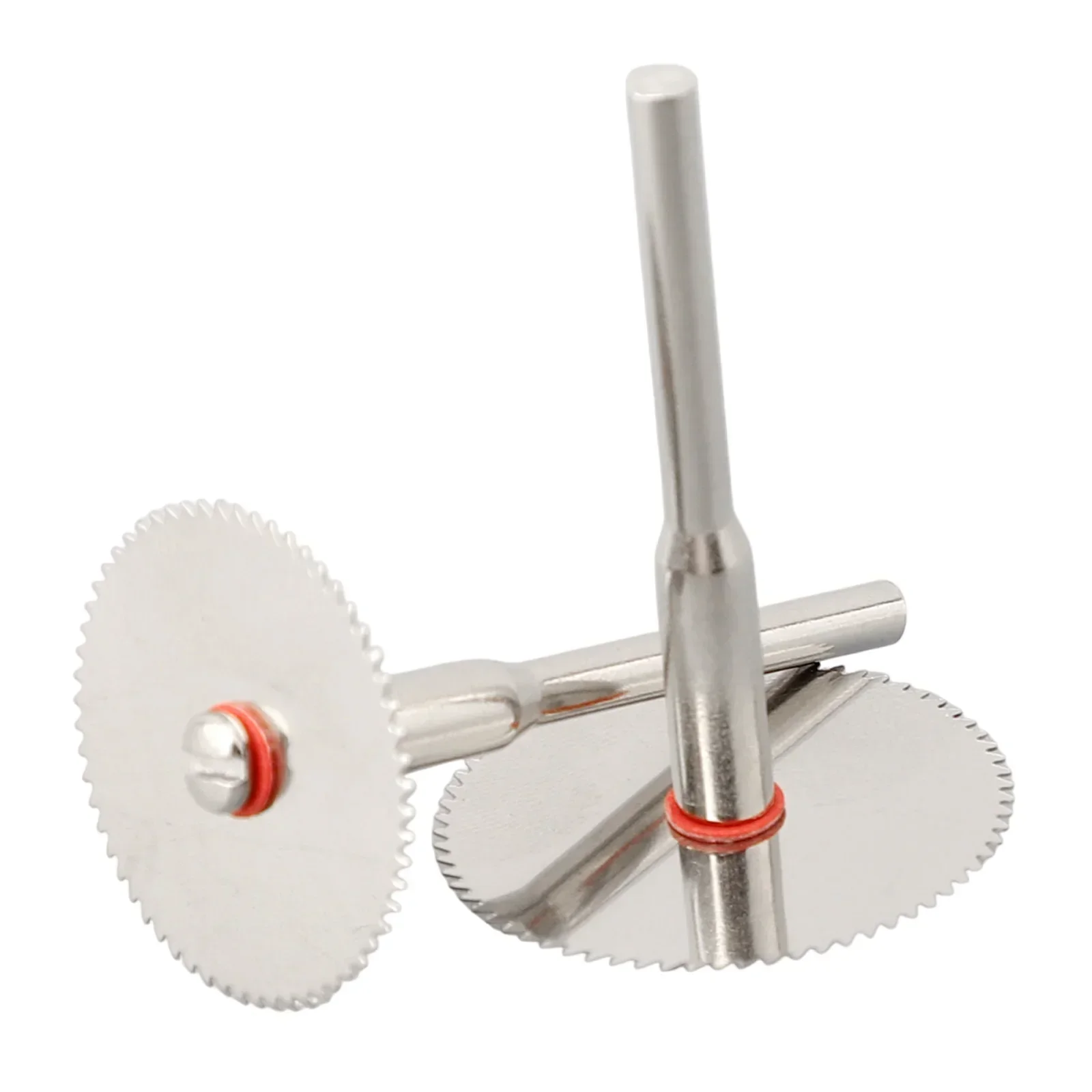 Mini Saw Blades 12pcs Carbon Steel Circular Saw Disc With Mandrel Rotating Cutting Discs for Wood Plastic Metal