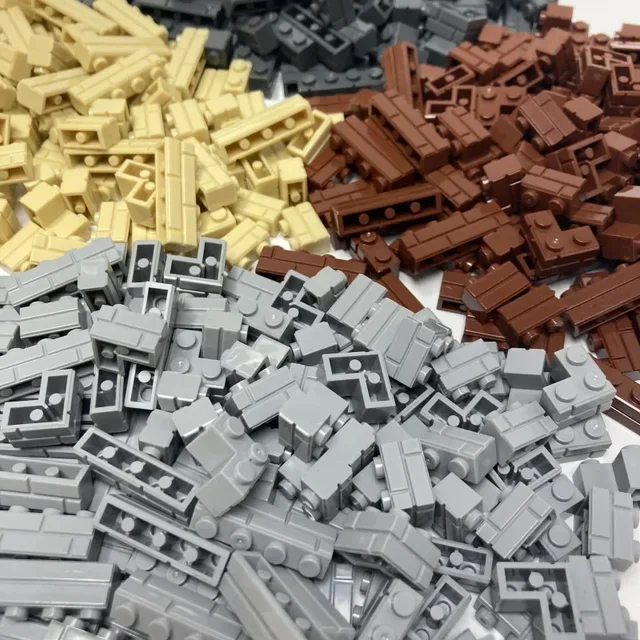 120Pcs Building Block Simulation City Wall Brick Building Block Model Building Accessories Castle Construction Children's Toys 2