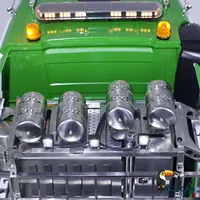 Gifts 1/14 LESU 8x8 RC Tractor Truck Metal Chassis Remote Control Car Assembled DIY Painted Model Outdoor Toys for Boys THZH1518 2