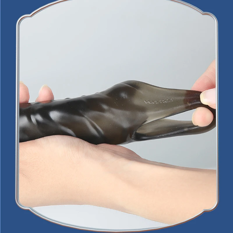 Reusable New Sleeve Glans Enlarger Extender Delay Ejaculation Ring Sex Toys for Men Couples_voghion.com
