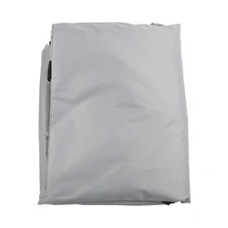 Outdoor Dustproof & Waterproof Protective Cover for Vertical Refrigerators and Mini Freezers (Grey L)