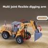 RC Excavator Dumper Car Remote Control Engineering Vehicle Children's Puzzle Electric Wireless RC Car Forklift Toys for Boys Kid 3