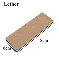 Premium Cowhide Leather Polishing Paste Knife Sharpening Kit with Mirror Finish Tools - Polishing paste (1 18cm Leather)