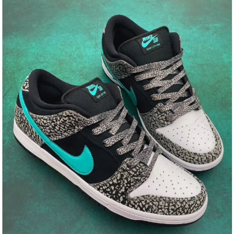 حذاء Nike Dunk SB Pro Low Clear Jade Black للتزلج...