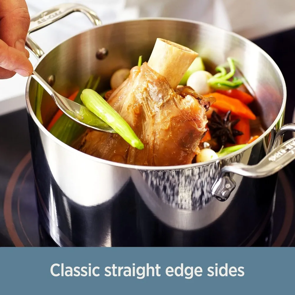 All-Clad D3 3-Ply Stainless Steel Non stick Fry Pan 12 Inch, Induction Compatible, Oven Broiler Safe 500F Nonstick Skillet, Kitc