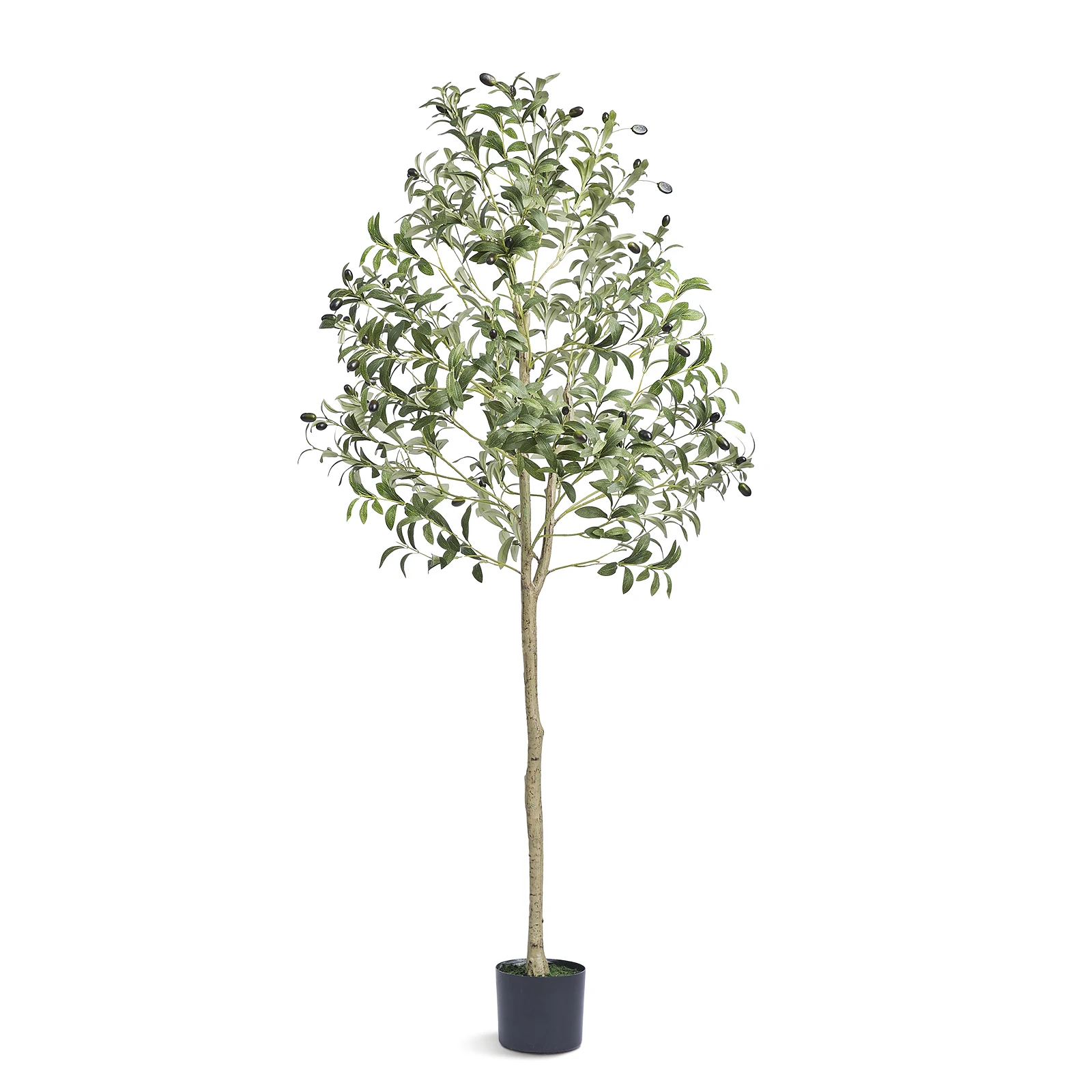 SucceBuyArtificialOliveTree4/5/6FTTallFauxPlantSecurePEMaterialAnti-TipTiltProtectionLow-MaintenanceTreeforHome-AliExpress15