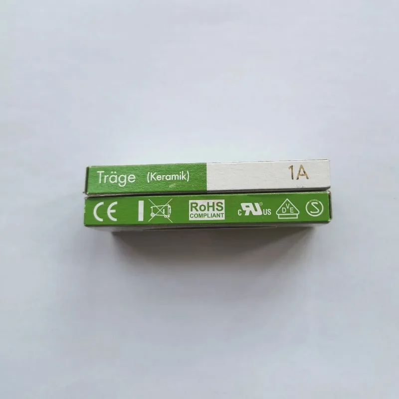 Original ceramic fuse 5x20 with sand, slow speed T1H250V ceramic tube with arc extinguishing sand