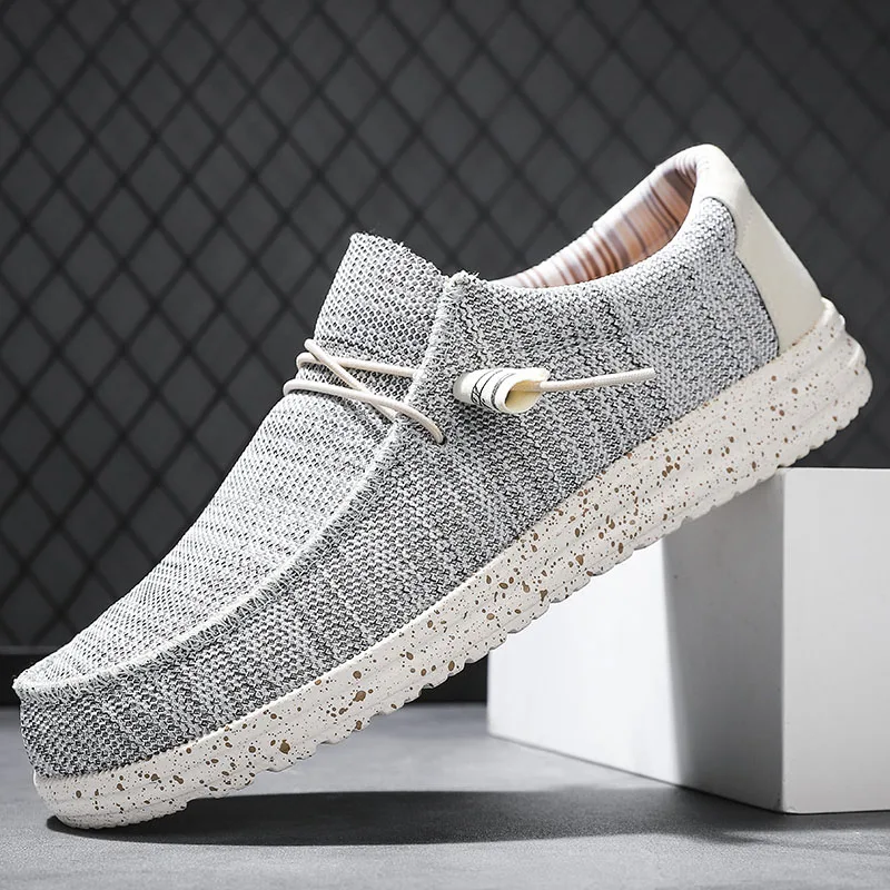 Summer Men Canvas Shoes Casual Dude Shoes Alpargatas Hombre Lightweight Plus Big Size  Dropshipping Hot Sale 4