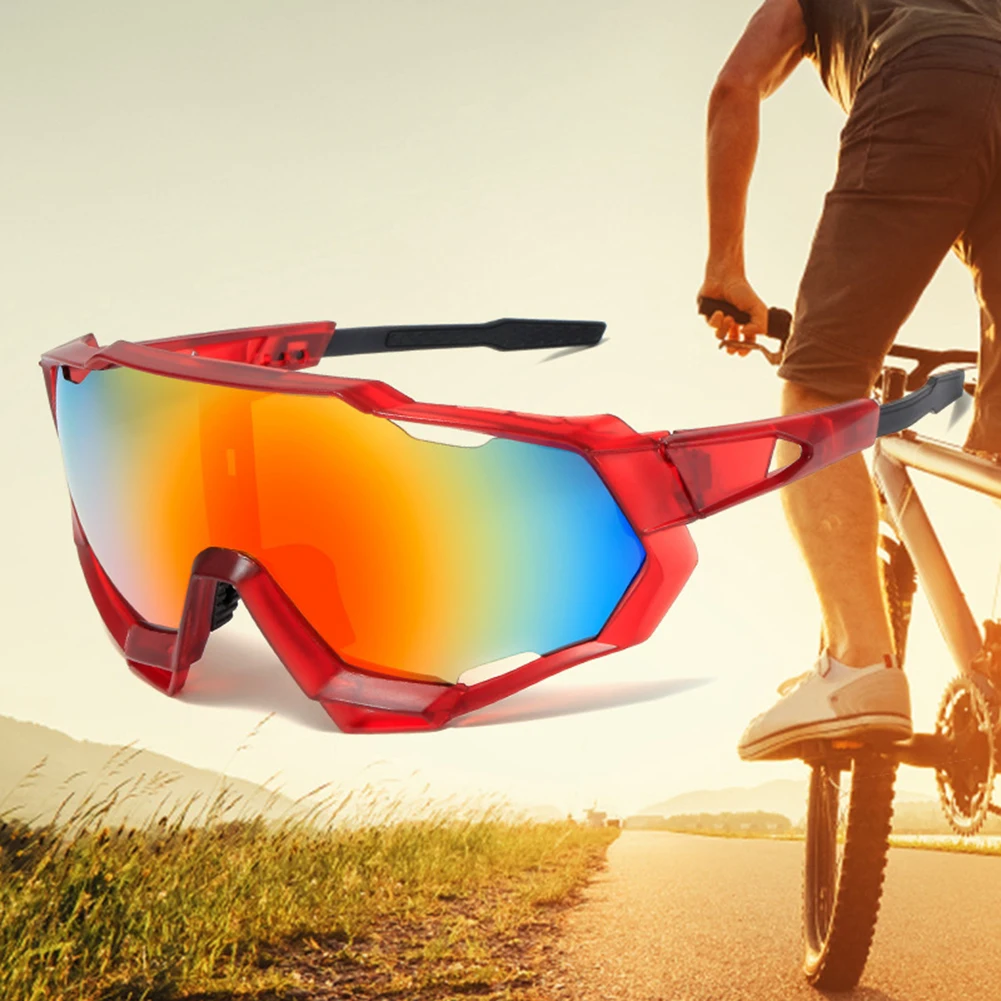 Men Women Sport Road Bike Sunglasses Uv400 Rimless Cycling Glasses 2022