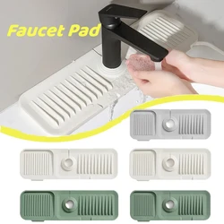 Kitchen Silicone Faucet Mat Water Ripples Faucet Water Catcher Mat Large Sink Splash Pad Countertop Protector Bathroom