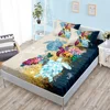 Ocean World Turtle Fitted Sheet Bed Mattress Protector Fashion Bedding Elastic Bed Sheets Kids Twin Full Queen King Bed Cover 5
