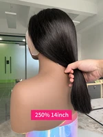 5x5 sans colle vietnamien perruque de cheveux humains Double auvé court Bob dentelle avant perruques de cheveux humains prêt à porter couleur noire naturelle 250% 3