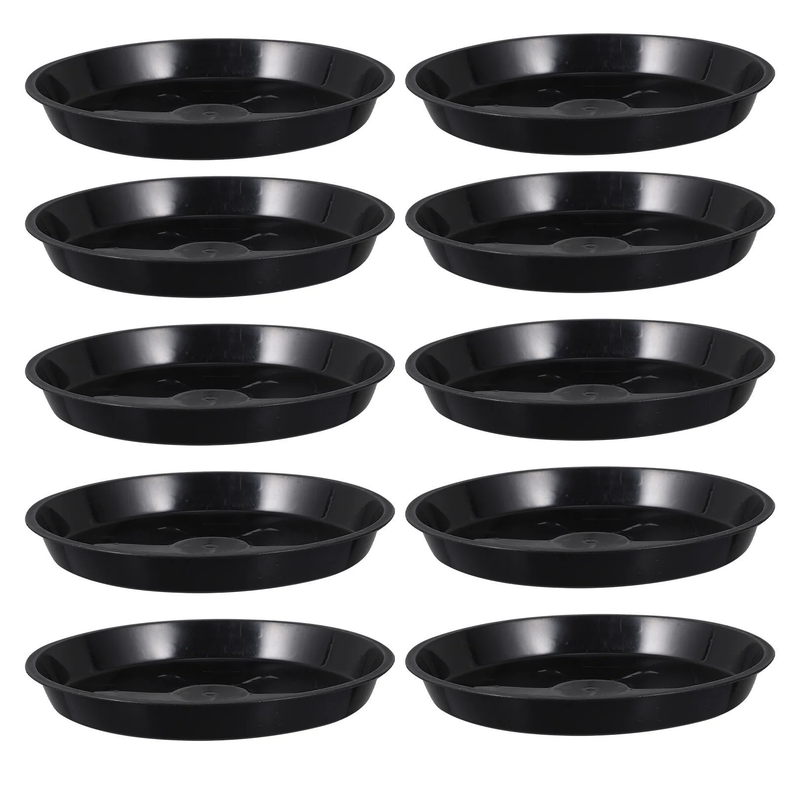 10 Pcs Plastic Plant Saucer Flowerpot Trays Planter Base Tray Pot Holder Container Saucer Plant Stand Flower Pot