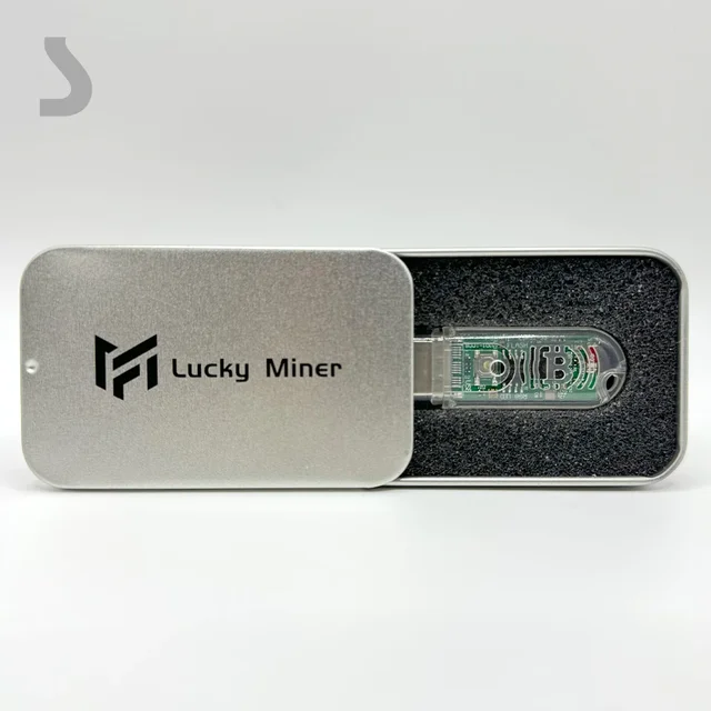 Bitcoin Mining Machine USB MINI Lucky Miner LV03 ASIC Mining 74KH/S Crypto Mining BTC Solo Miner