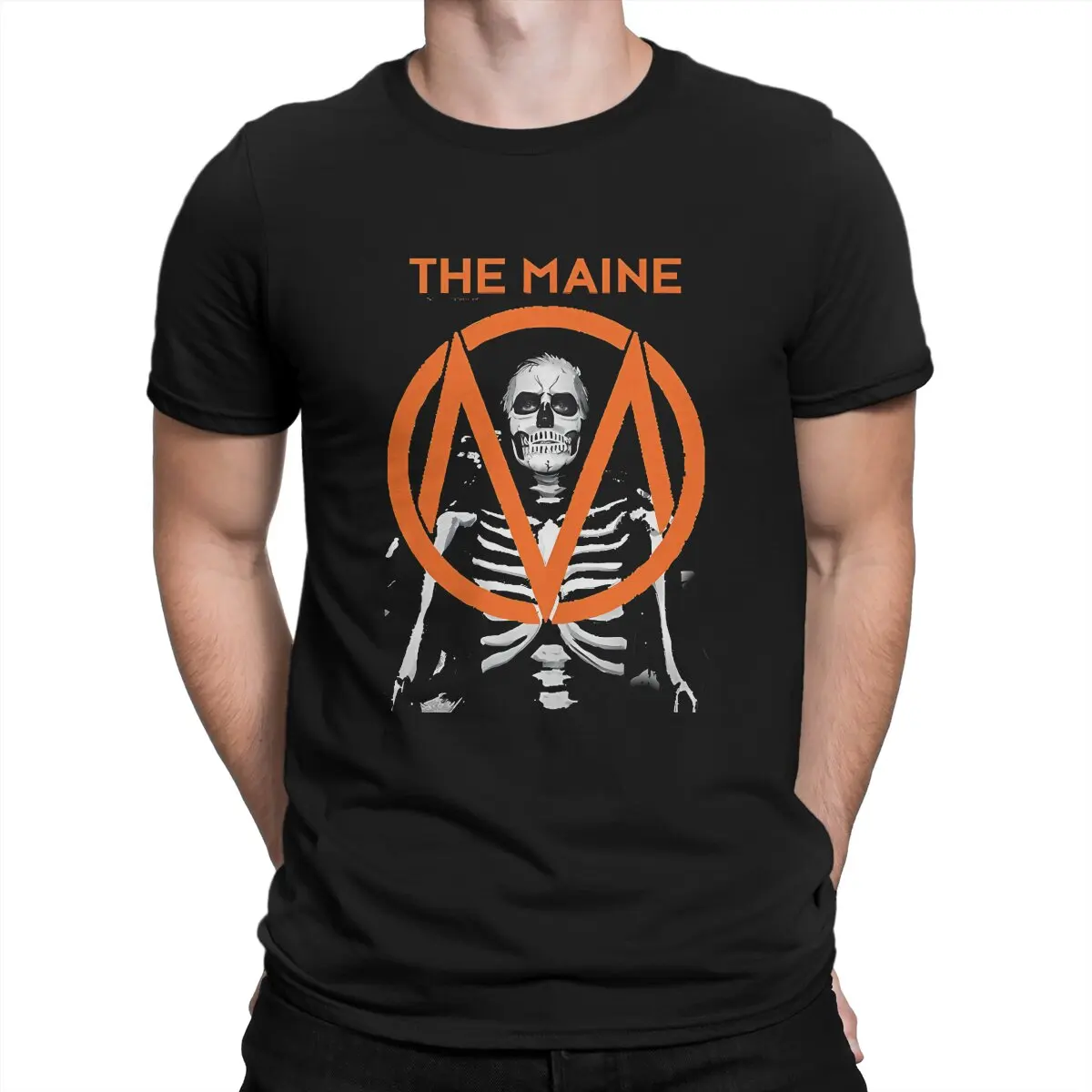 

Into Your Arms Men TShirt The Maine Band O Neck Tops Fabric T Shirt Funny High Quality Birthday Gifts