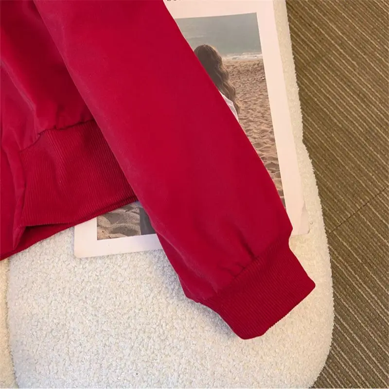 Popular and Beautiful Short Coat Women's Spring Autumn 2024 New Loose and Versatile Casual Small Fashion Jacket Top Solid Color