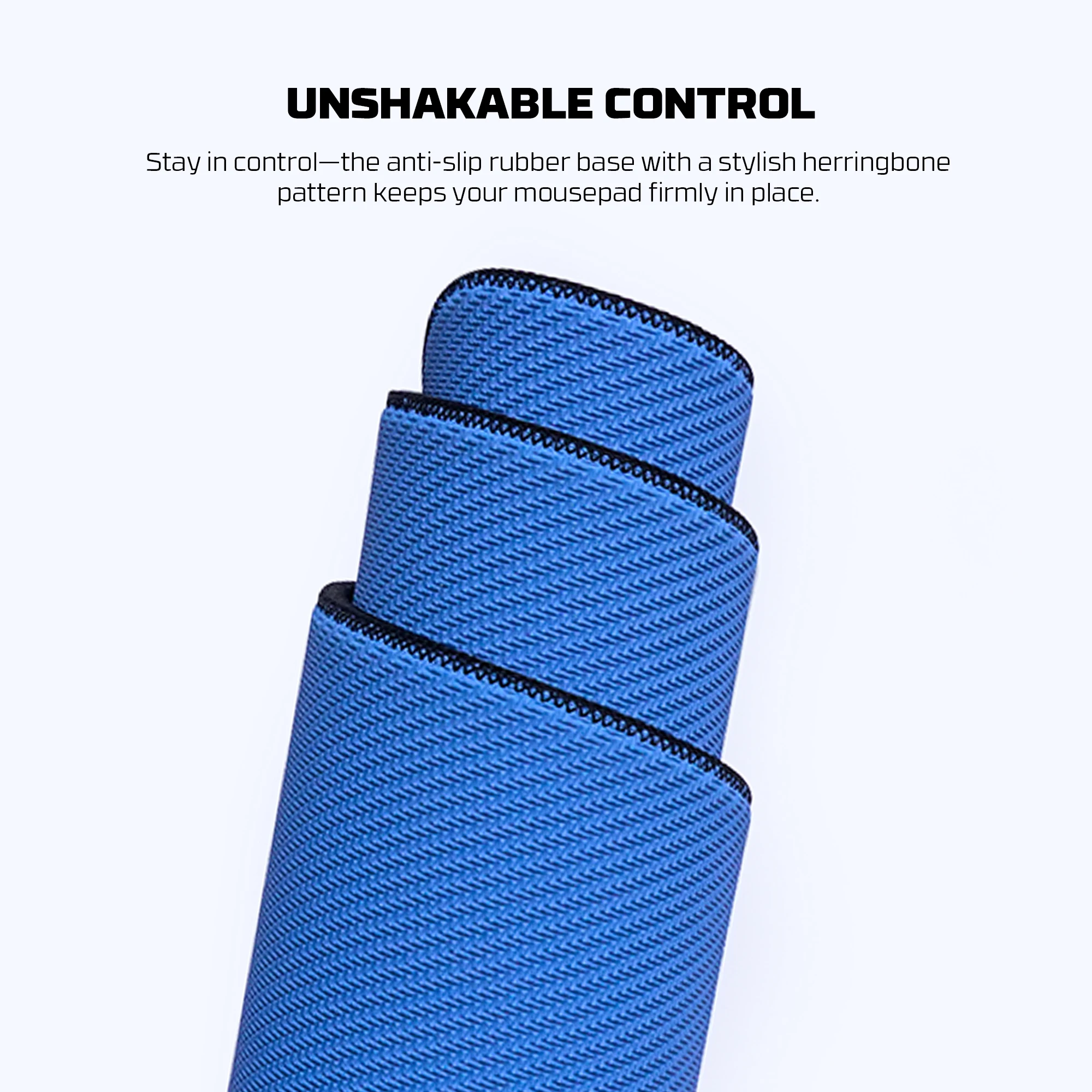 FANTECH MONTION PAD Premium Speed & Control Gaming Mousepad - Large 400x450x5mm, Sunken Stitch Design