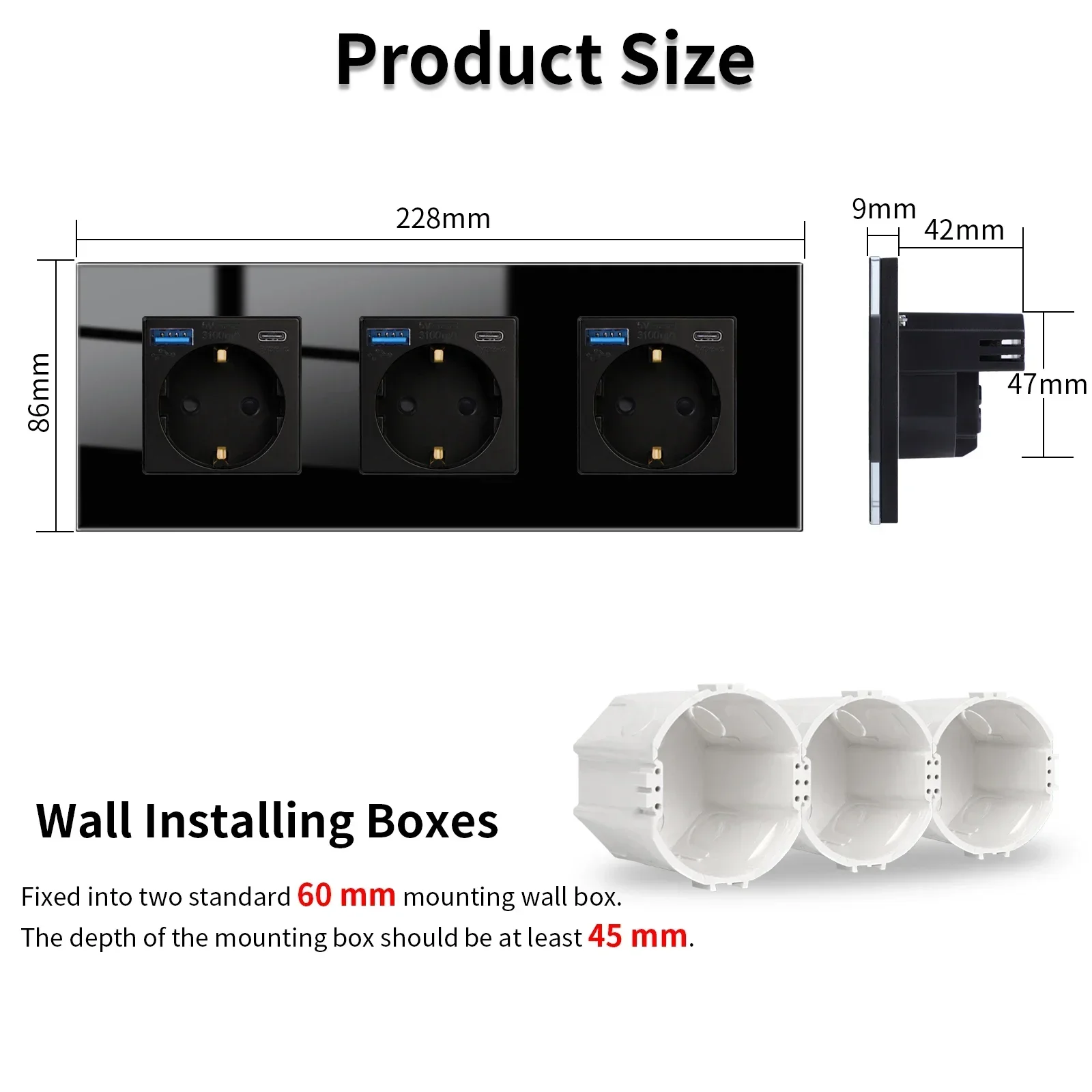 USB socket 3L