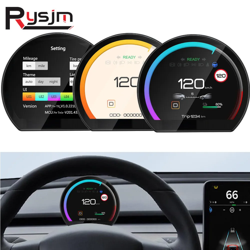 VGEBY Pantalla LED Para Bicicleta Eléctrica, 48V LED810 Pantalla De Instrumentos A Prueba De Agua Panel De Medidor Ajustable De Relación De Potencia