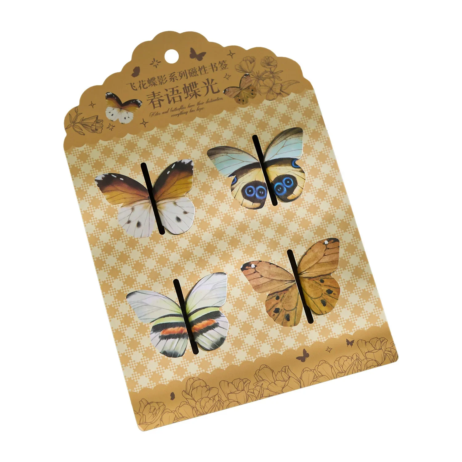 Butterfly Magnetic Bookmark Reading Supplies Books Accessories Japanese Aesthetic Stationery Teacher Gift 4pcs magnetic bookmark bookmarks stationery supplies