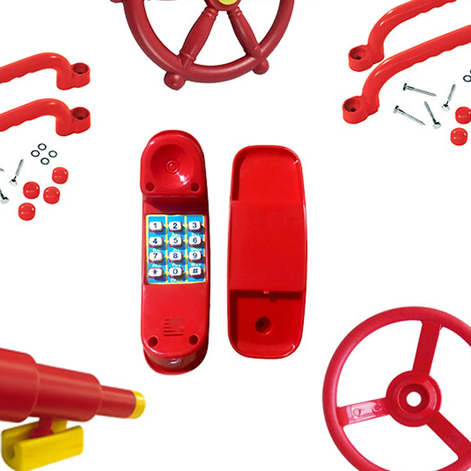 Playground Equipment Swingset Attachments for Backyard Play House Tree House 5