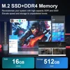 CARBAYTA Laptop 15.6inch Intel Celeron N5095 16TB RAM 1TB SSD DDR4 Windows 11 Pro Camera Fingerprint Backlit Keypad Computer PC 4