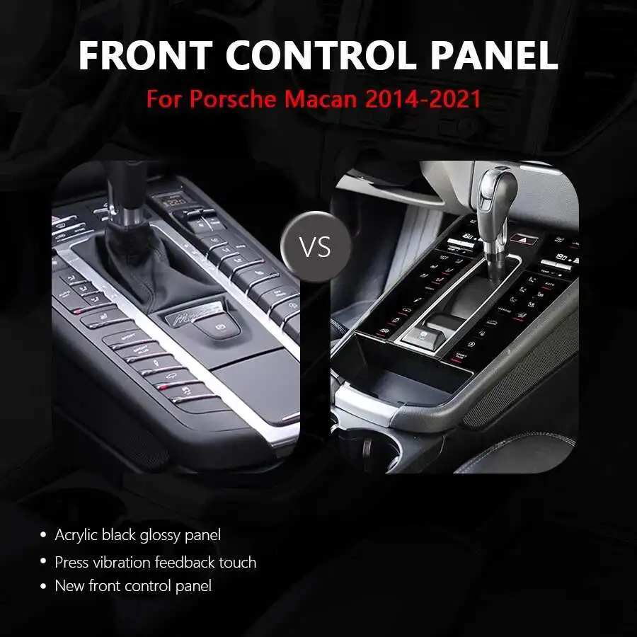 Center Console Gear Shift Panel Interior Decorative Accessories For Porsche Maca