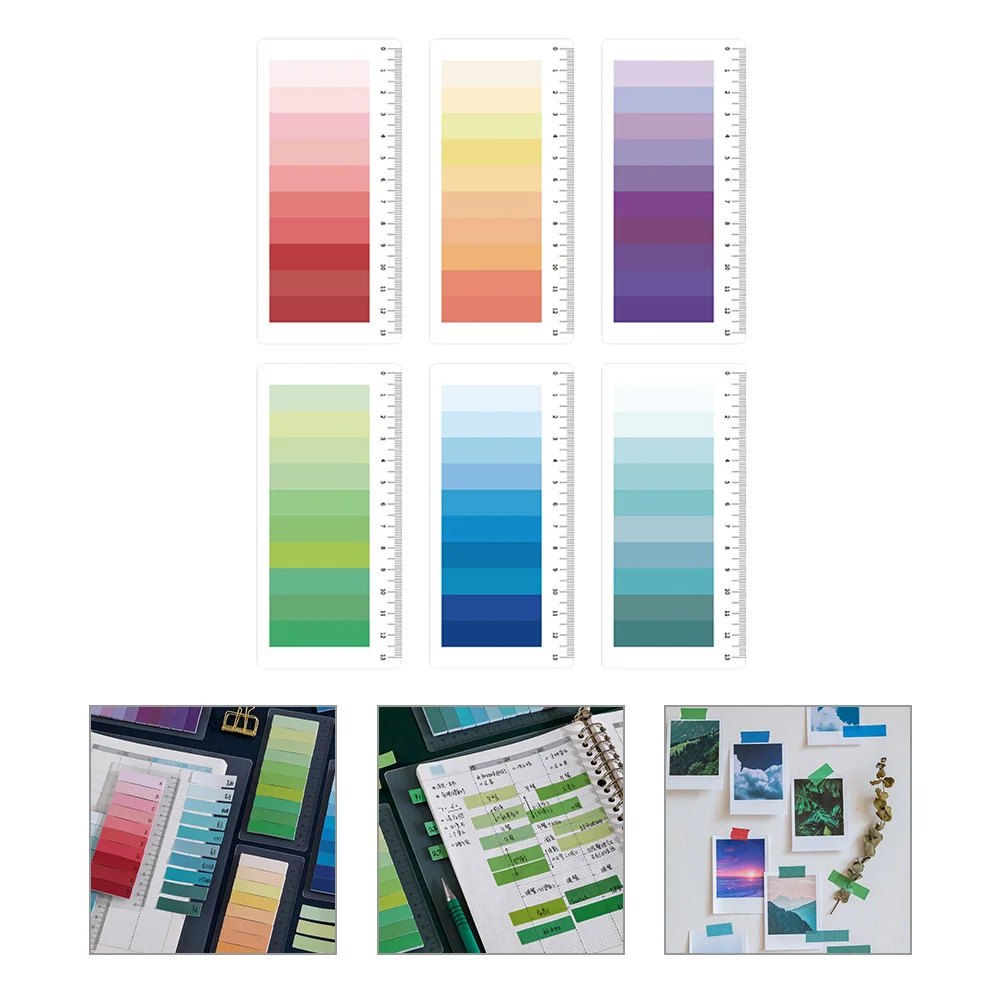 

6 Sets Household Page Markers Multi-function Book Tabs Convenient Sticky Flags