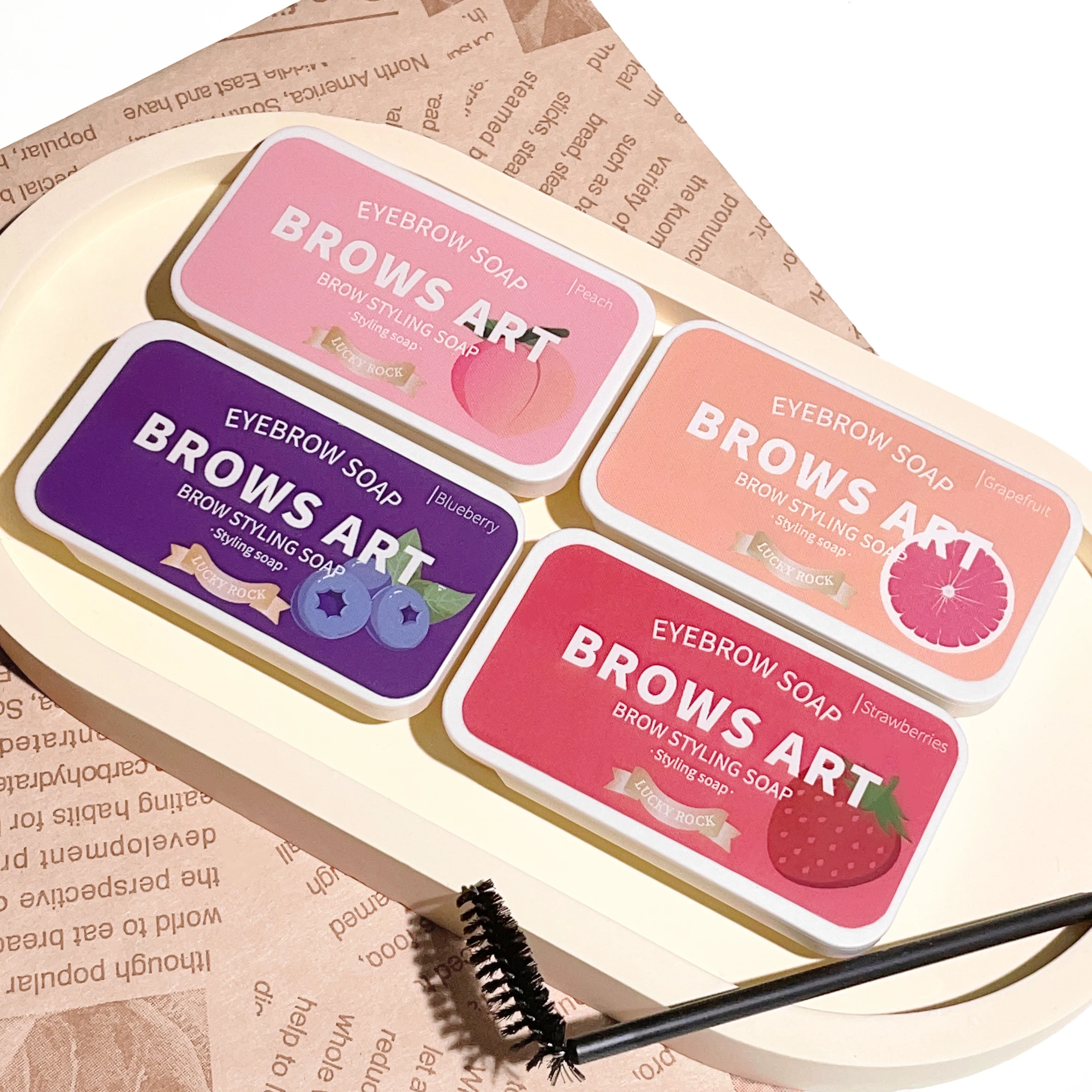 Eyebrow styling cream Three-dimensional and long-lasting transparent eyebrow cream eyebrow glue eyebrow soap eyebrow wax 3