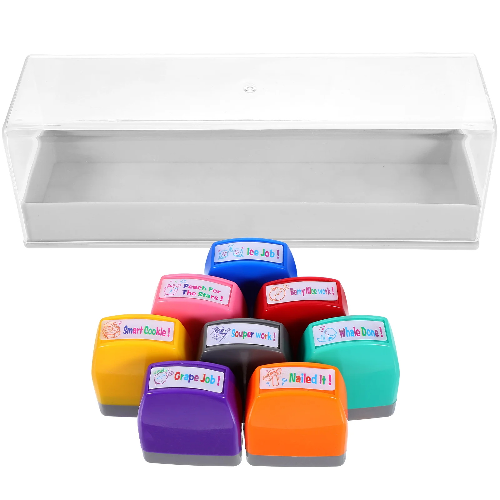 

Teacher Toy Stamp Toddler Stampers Stamps Encourage Educational Portable Multipurpose School Remark