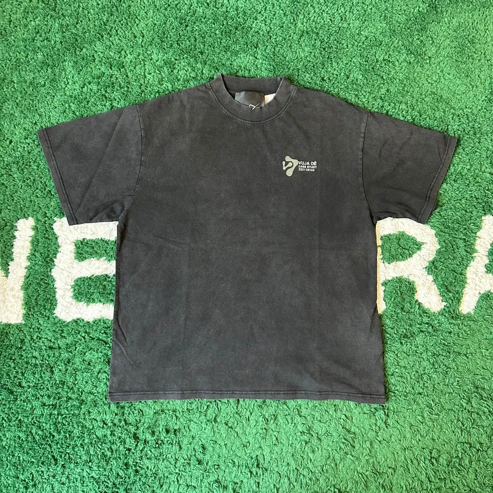 Футболки Vujade, мужские футболки для улицы, женские топы, Высококачественная Мужская одежда, винтажный стиль, повседневные с коротким рукавом