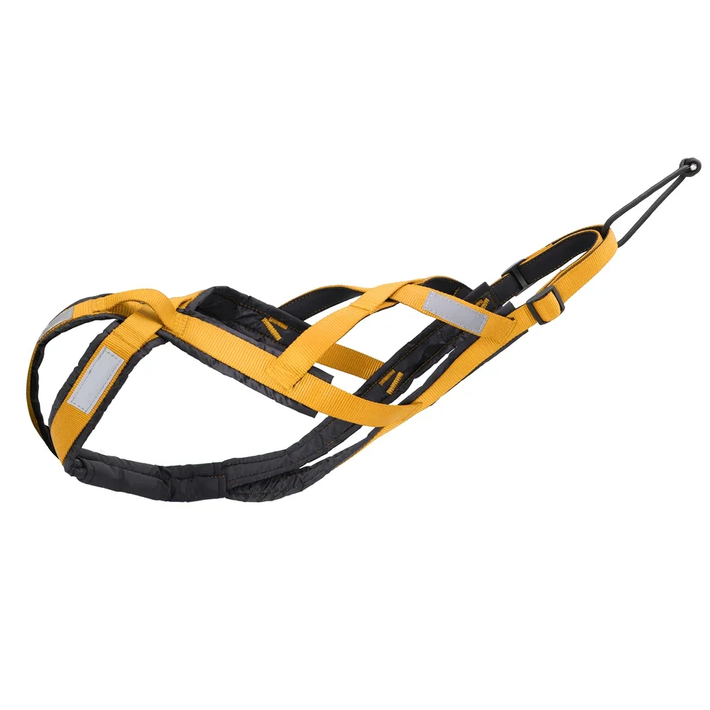 Pettorina per slitta per cani Petto per tirare il peso Imbracatura per slittino X Imbracatura posteriore per cani di taglia grande Husky Canicross Skijoring Scootering - immagine 3