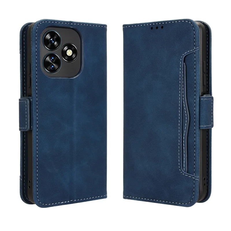 Custodia Portafoglio Per Oukitel C51, Pelle PU, Con Slot Carte Supporto E Protezione 990348