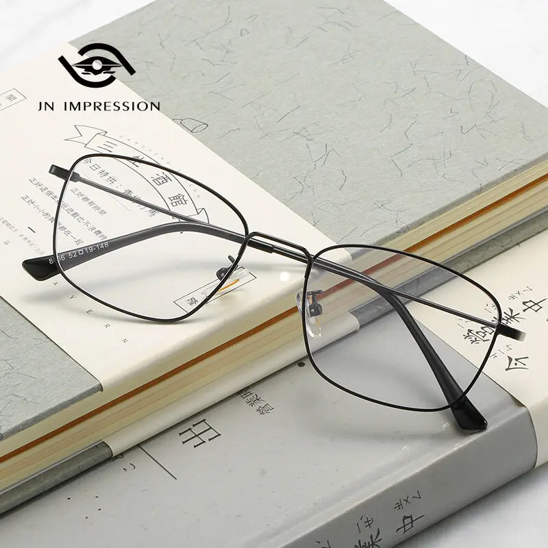

JN IMPRESSION Thin Frame Anti-Blue Light Computer Minus Glasses Finished Products Prescription Glasses