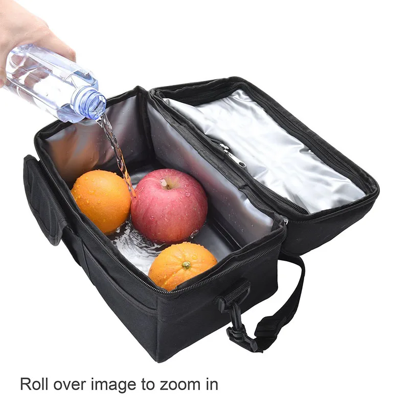 Lunch Bag Cooler Bag Reusable Insulated Thermal 8L