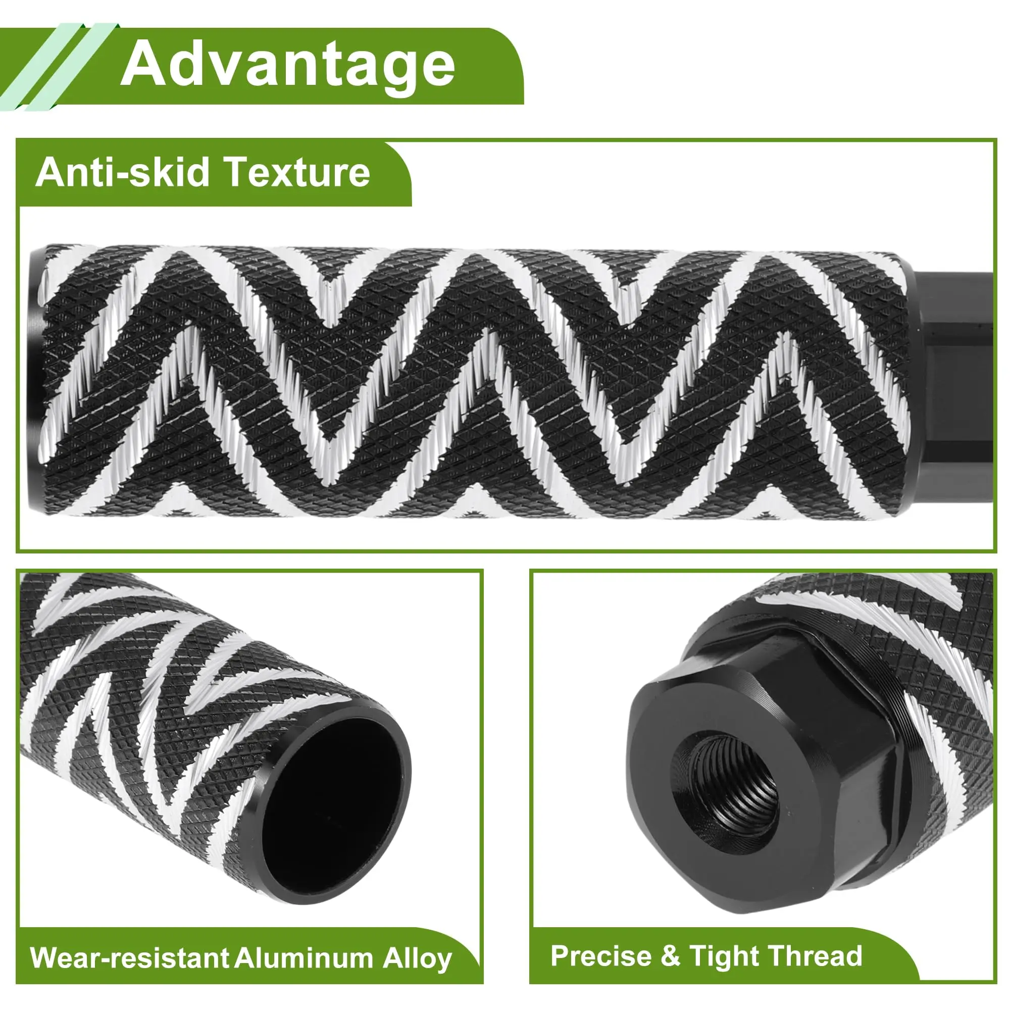 DOMEN Fahrradrasten Aluminiumlegierung Anti-Rutsch-Blei Fußrasten für MTB BMX Bike Fit 3/8'' Achse Fußstütze-Hebel Fahrradzubehör – Detail 4