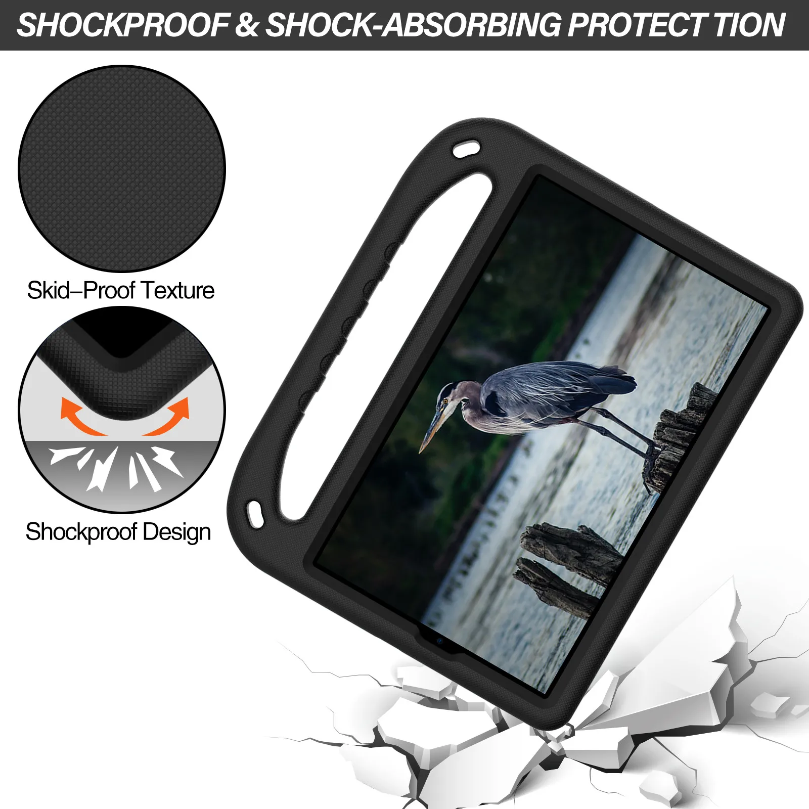 For Tablet Lenovo Tab M10 TB-X606/X605/X505/X705/X306 M8 TB-8505 Case Hand-held Soft Drop-proof Kids EVA Holder Cover Funda