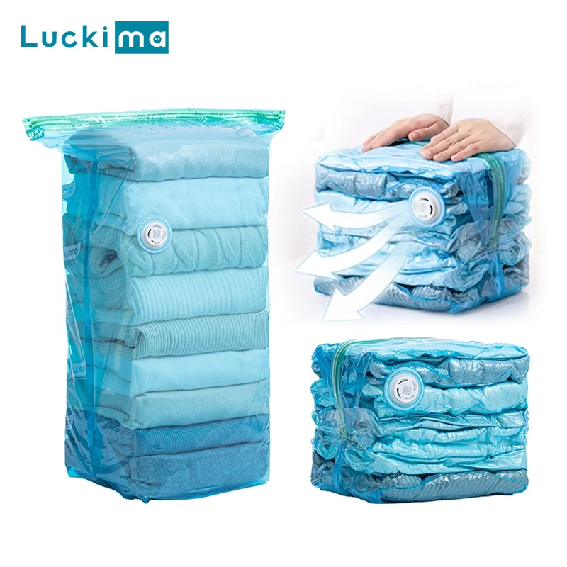 Household Clothes Vacuum Storage Bags for Blankets Pillow Travel Storage Compression Bag Clothes Organizer Space Saver Bag clothes vacuum storage bags