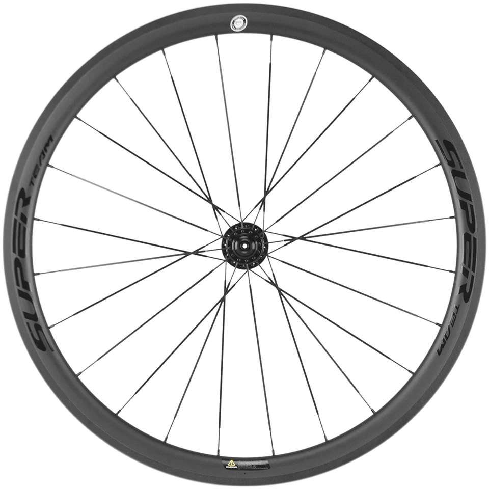 スーパーチーム リムブレーキ 700C カーボンホイールセット 38mm