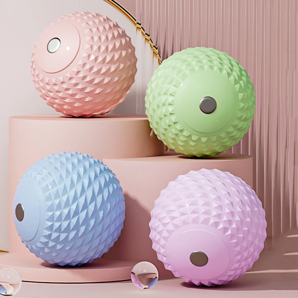 TPE Spiky Massage Roller Trigger Point Therapy Hand Hold Meridian Ball Acupoint Massage Myofascial Release for Physical Therapy