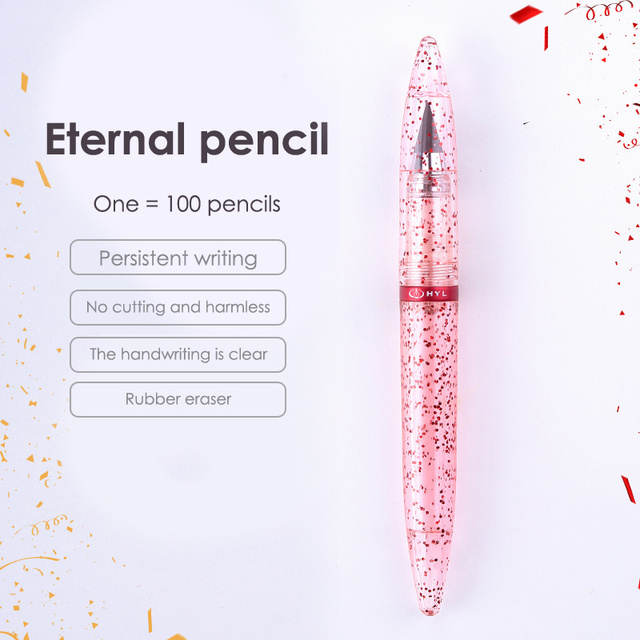 Durable HB Eternal Pencil Without Ink Unlimited Writing Inkless Pen Environment Friendly Office Supplies School Stationery