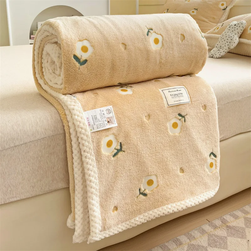 Soft Baby Blanket Kids Flannel Stroller Cover Bedding Kids Nap Cover Air Conditioning Blankets Thin Quilt Sofa Shawl Baby Items - 6