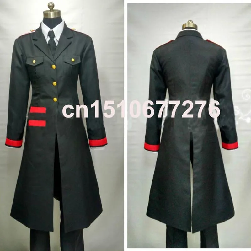 

Anime Noragami Bishamon military uniform Cosplay Costumes Any size