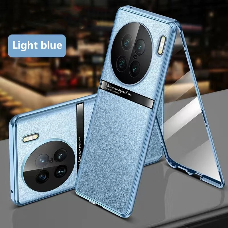 360 Full Cover For Vivo X90 Pro Plus Case Tempered Glass Flip