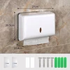 Hand Paper Towel Dispenser Wall Mounted Multifold Tissue Dispenser Single Fold Hand Towel Dispenser for Hotel Bathroom Kitchen 4